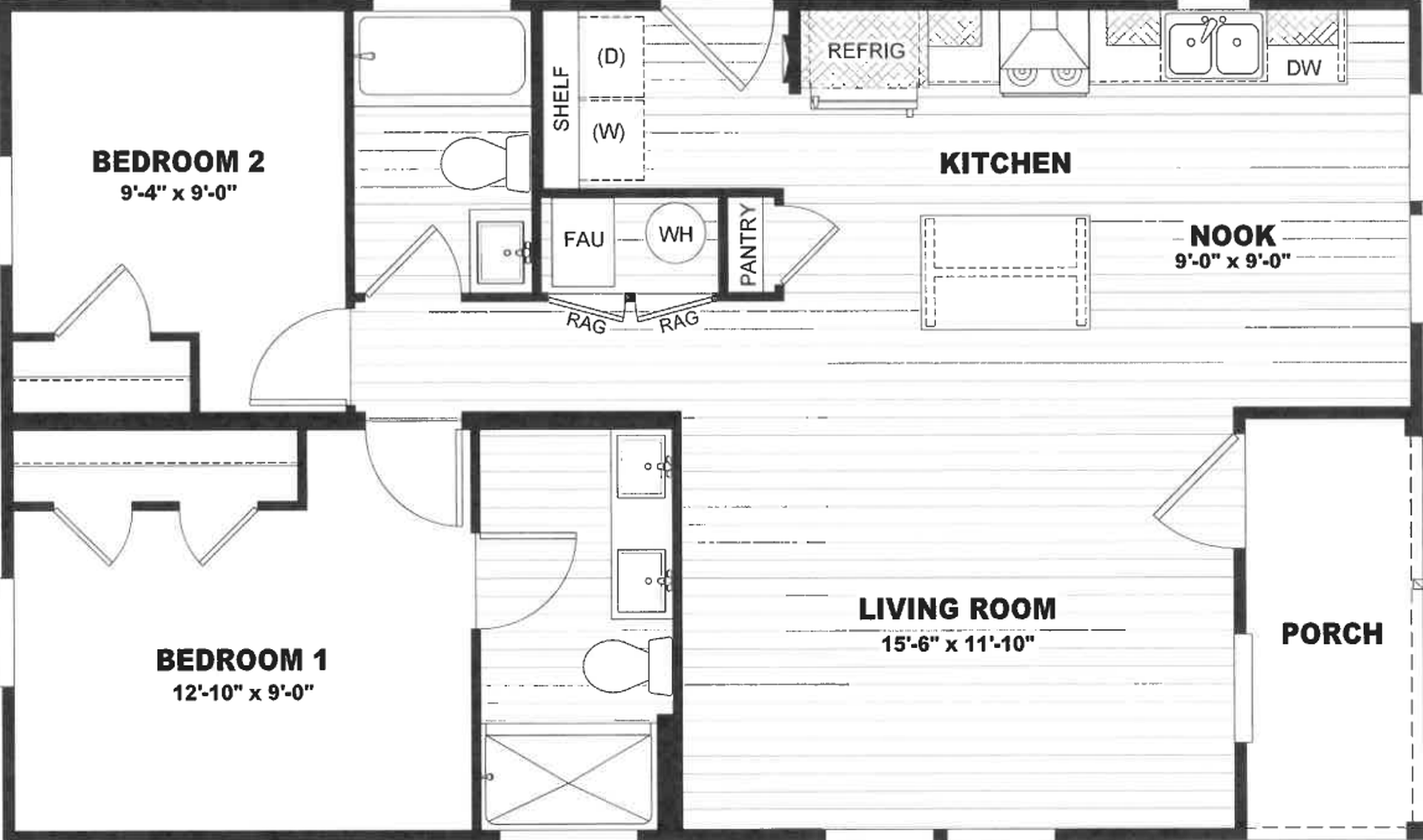 Encanto ADU — Floor Plan