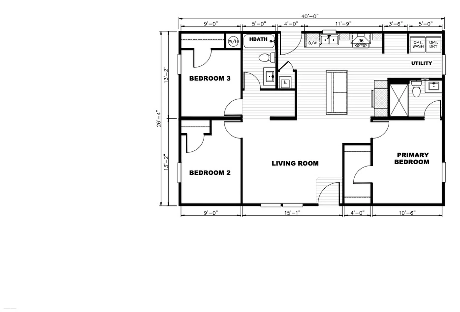 Sierra ADU — Floor Plan